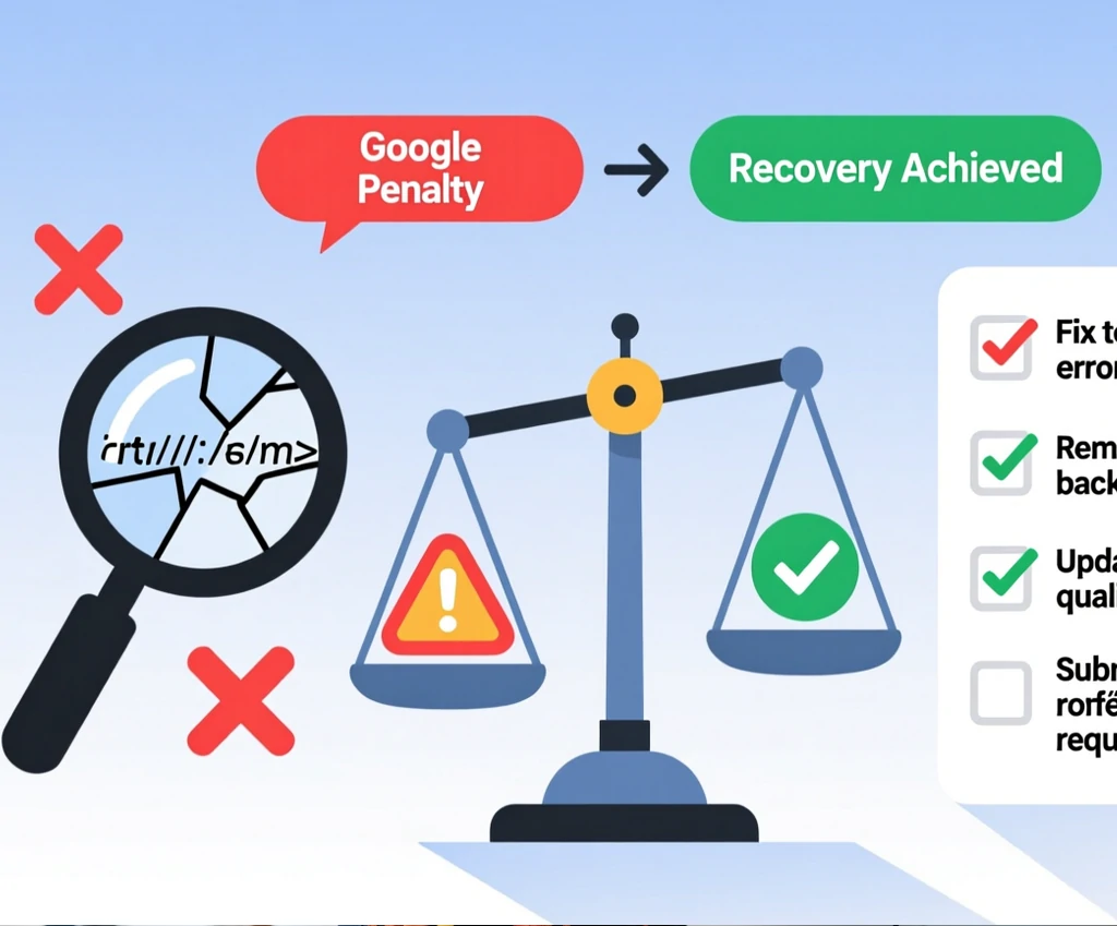 Site pénalisé par Google : comment sortir d'une sanction SEO ?