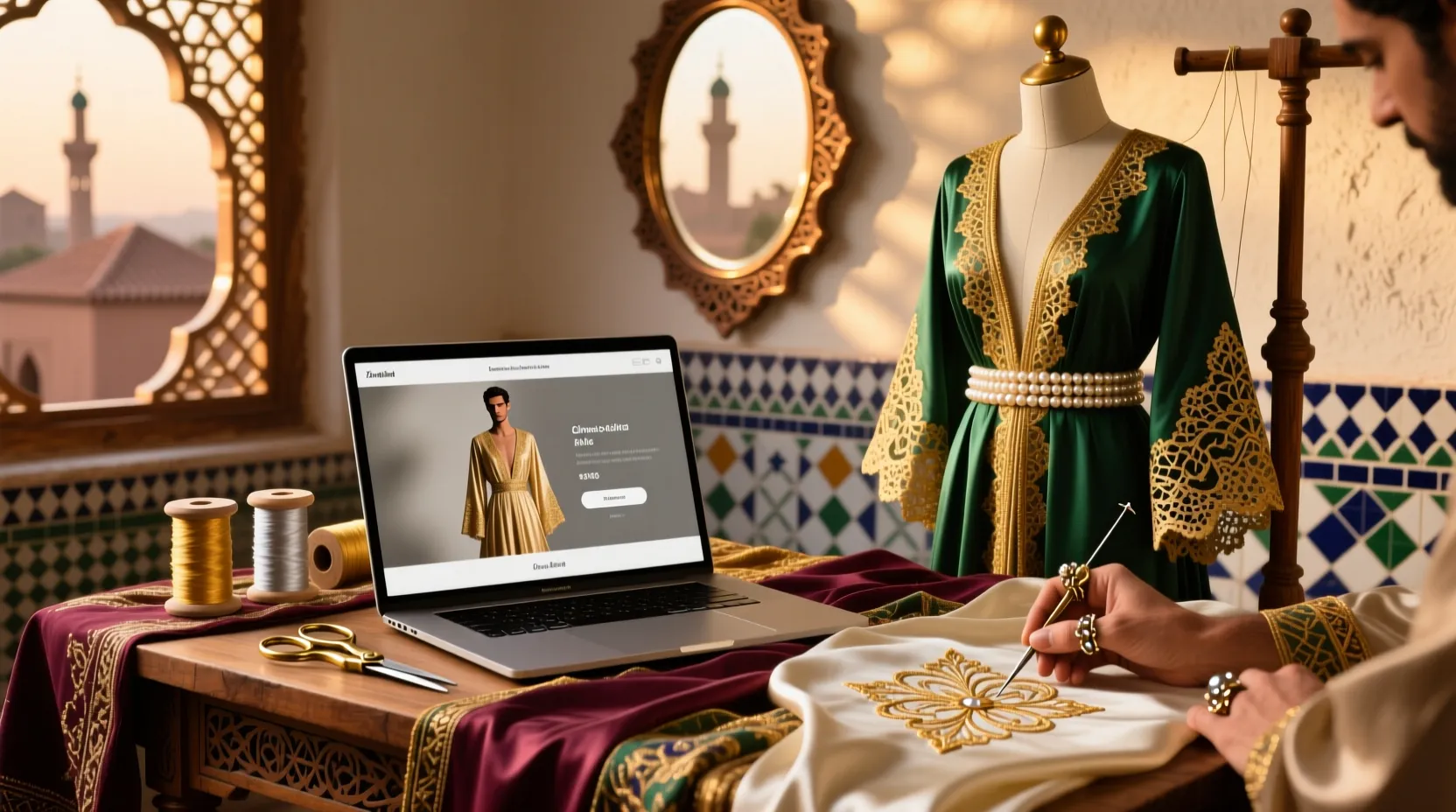 Créer un site web pour créateurs de caftans: guide complet 2026