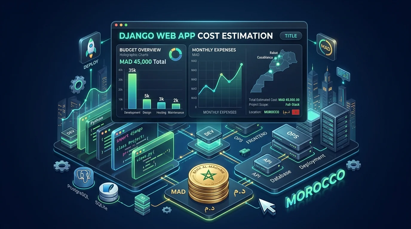 Combien coûte une application Django au Maroc en 2026 ?