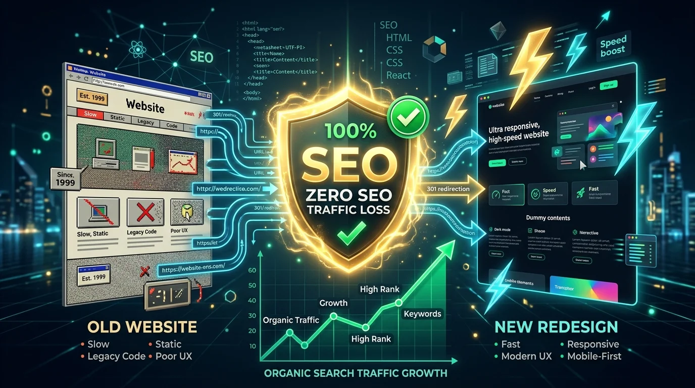 Refonte Site Web au Maroc : Guide Zéro Perte SEO 2026